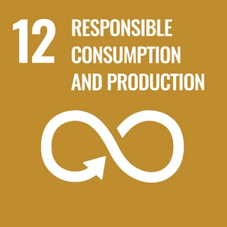 Ícone oficial do ODS 12 — Consumo e Produção Responsáveis